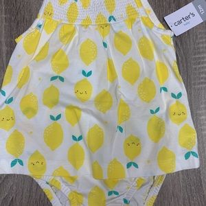 Carter’s Baby Lemon Jersey Sunsuit